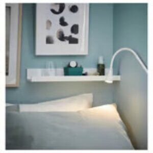 Bundle of 2 Ikea MOSSLANDA Picture ledge, white, 21 ¾ "